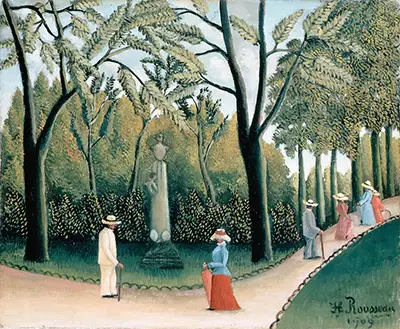 Monument to Chopin in the Luxembourg Gardens Henri Rousseau